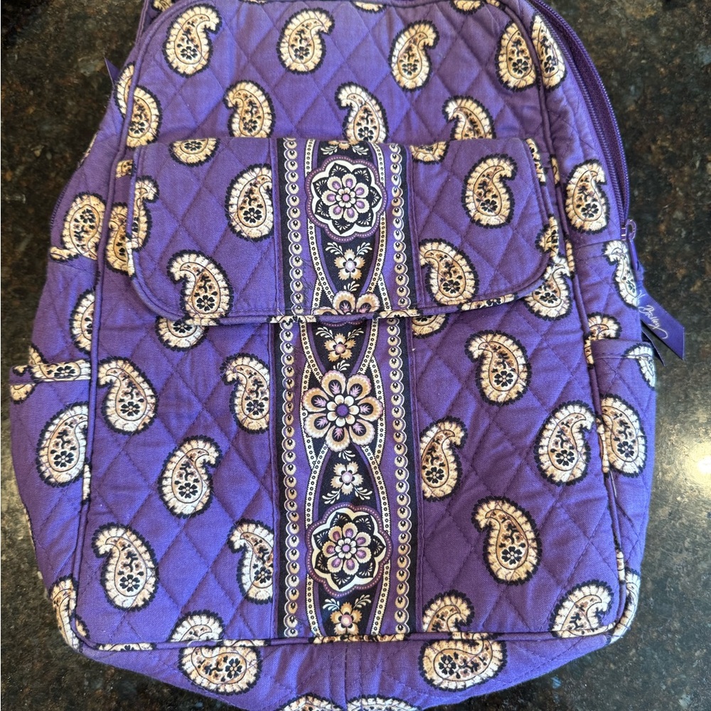 Vera Bradley Small Backpack - Discontinued Simply Violet Pattern